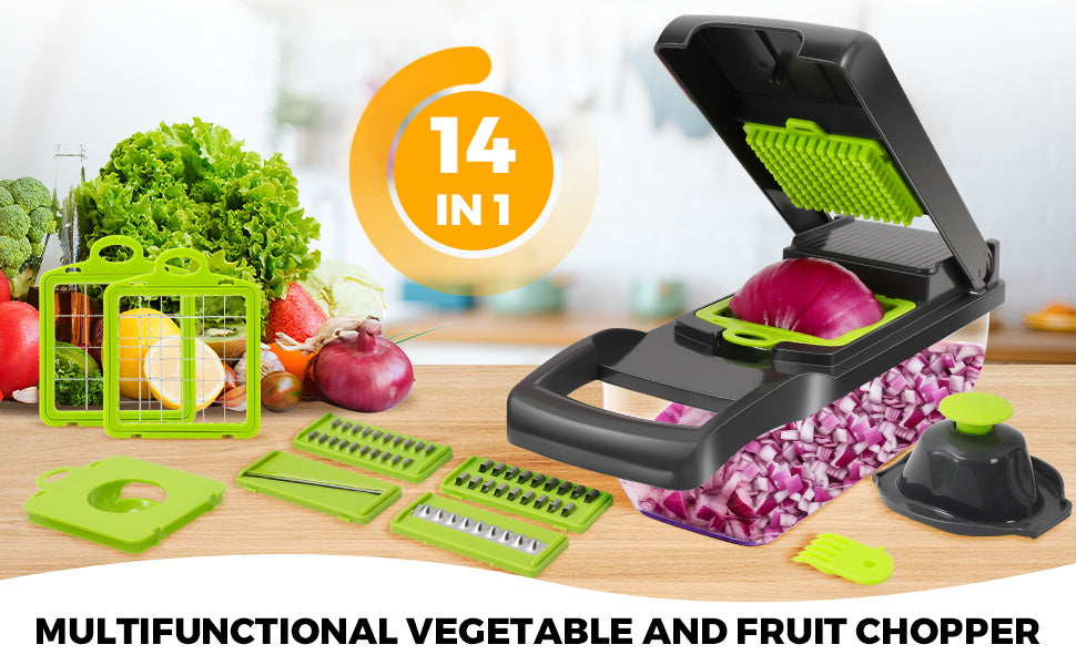 13-in-1 Multifunctional Vegetable Chopper – Quick & Easy Food Prep