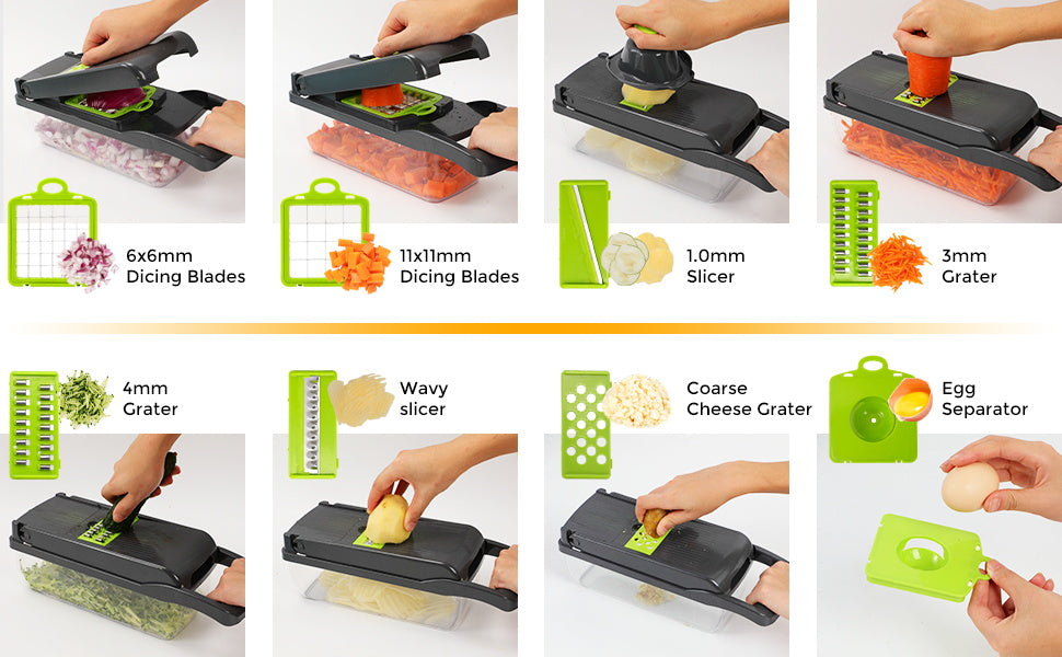 13-in-1 Multifunctional Vegetable Chopper – Quick & Easy Food Prep