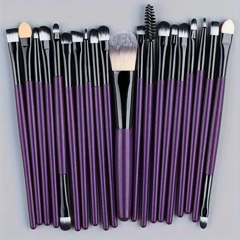 20-Piece Makeup Brush Set – Complete Cosmetic Brushes