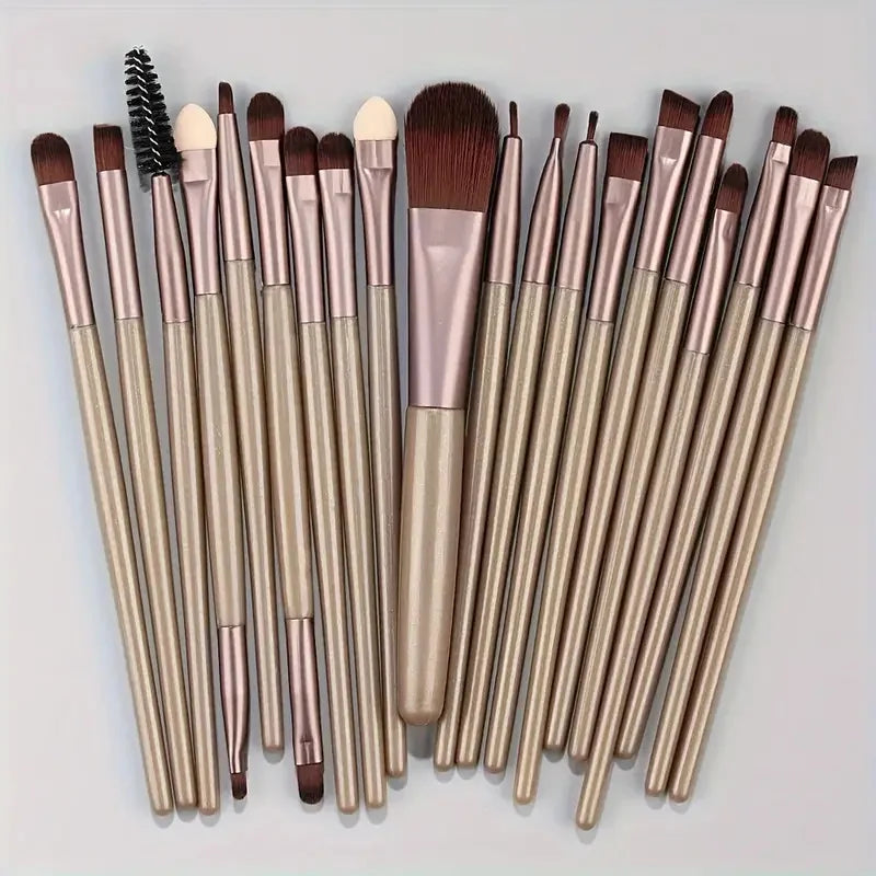 20-Piece Makeup Brush Set – Complete Cosmetic Brushes