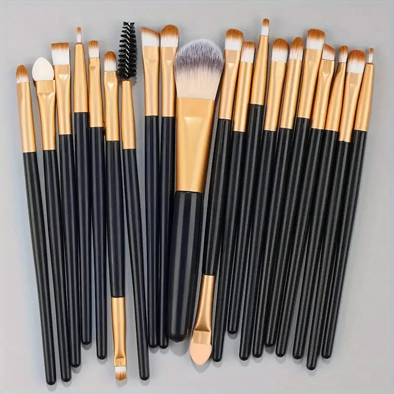 20-Piece Makeup Brush Set – Complete Cosmetic Brushes