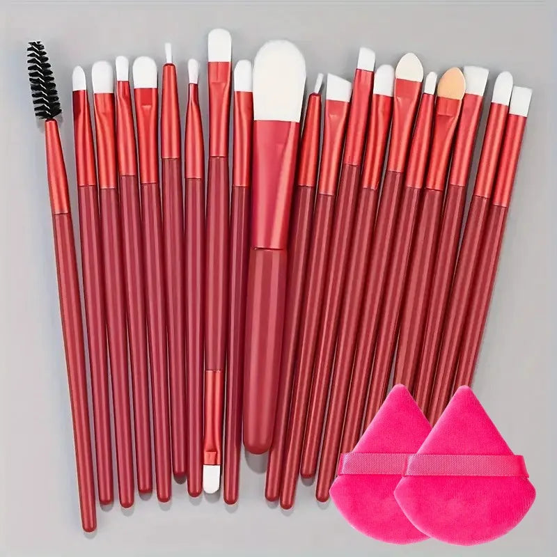 20-Piece Makeup Brush Set – Complete Cosmetic Brushes