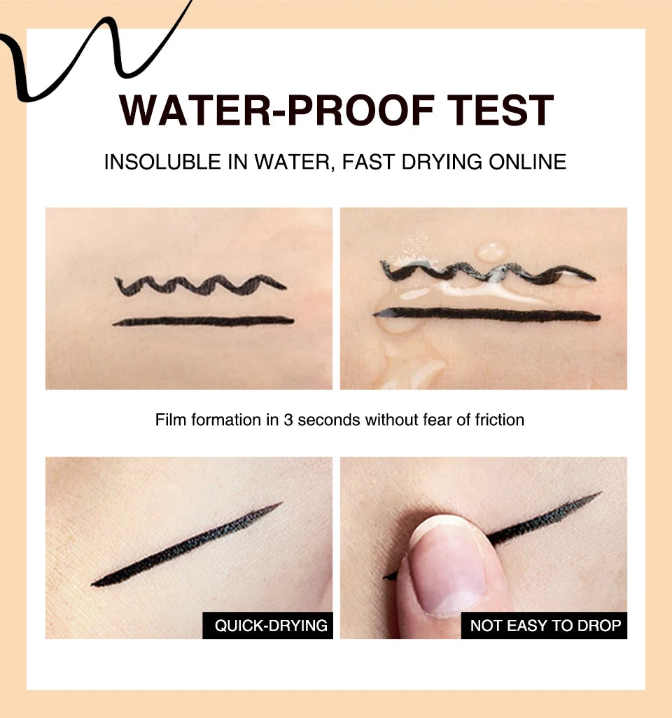 O.TWO.O Black Liquid Eyeliner Pen