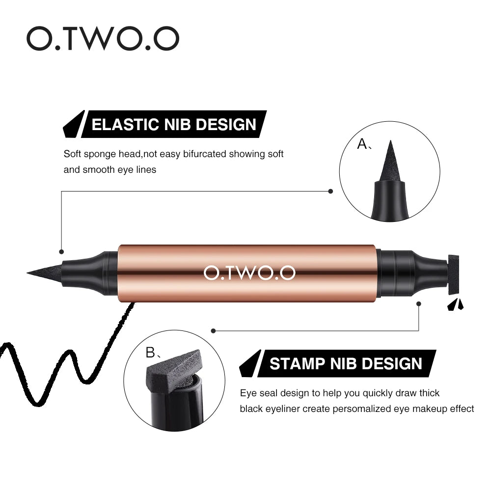O.TWO.O Black Liquid Eyeliner Pen