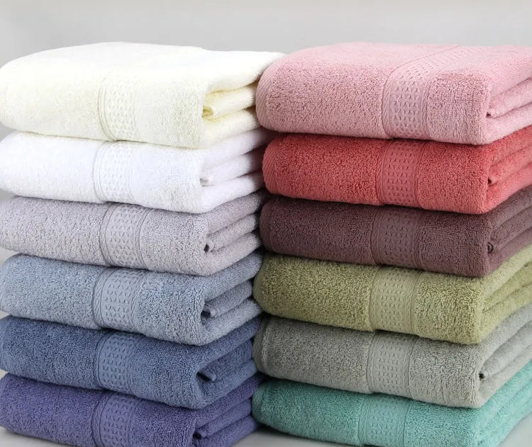 Large 100% Cotton Bath Towels (70x140cm)