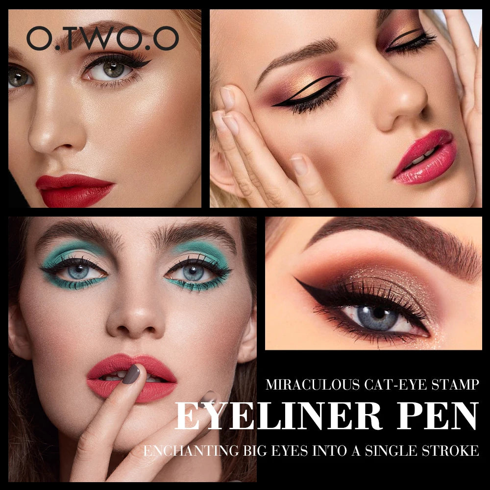 O.TWO.O Black Liquid Eyeliner Pen