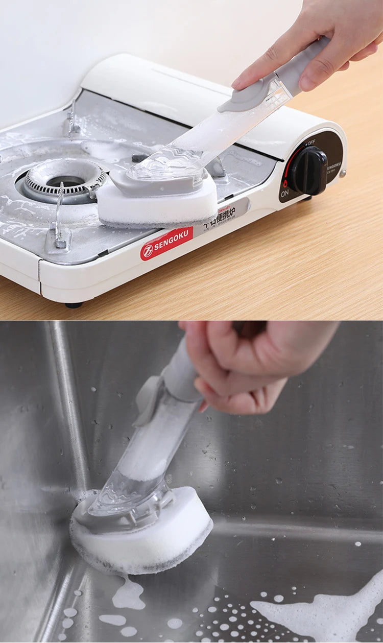 WIKHOSTAR 2-in-1 Kitchen Cleaning Brush