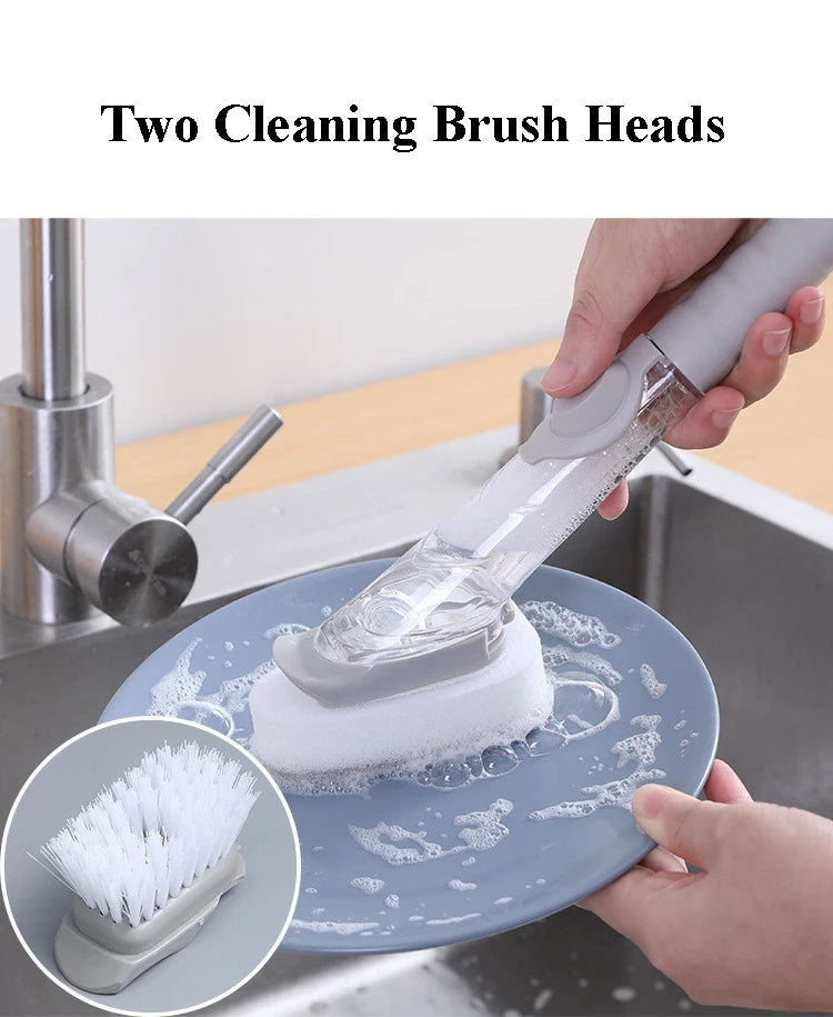 WIKHOSTAR 2-in-1 Kitchen Cleaning Brush