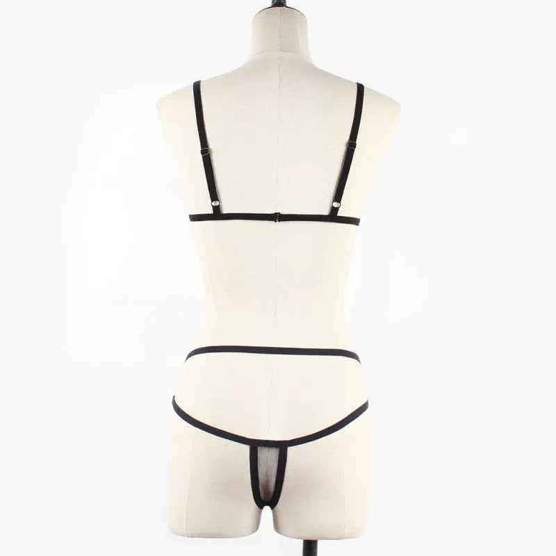 Export Fashion – Women’s Mesh Bikini Bra Set