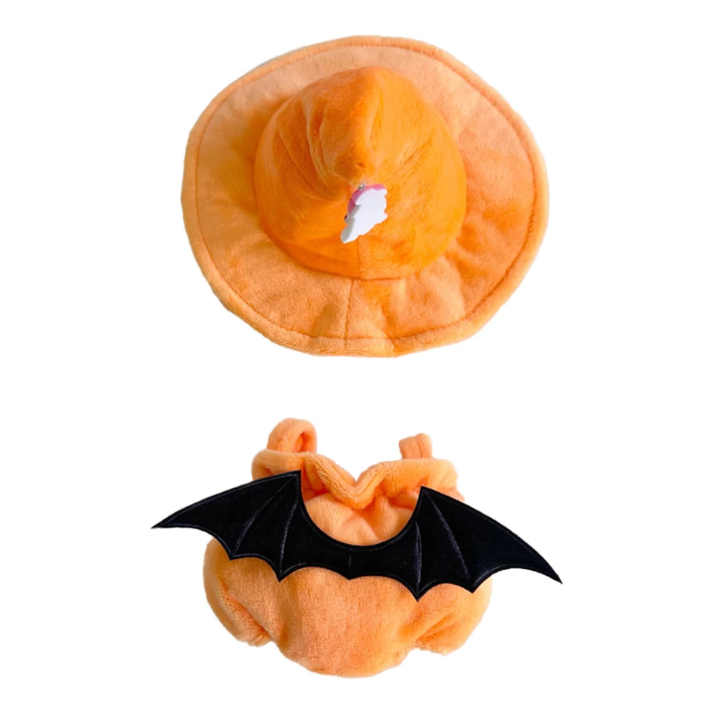 Labubu 3.0 Pumpkin Doll Clothes – Halloween Outfit for 15/17cm Dolls