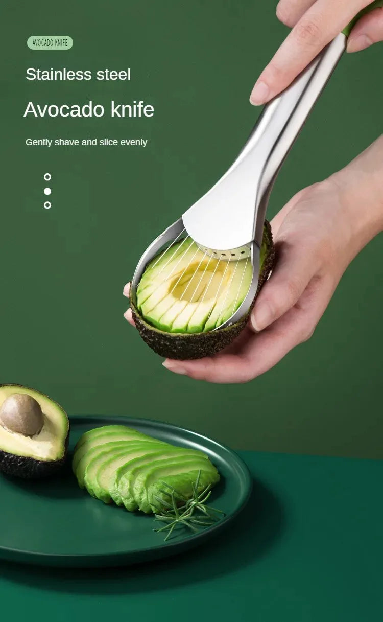 Stainless Steel Avocado Knife & Fruit Cutter