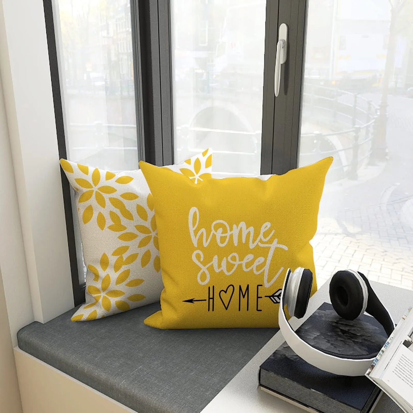 Set of 4 Pillow Covers (18x18in)