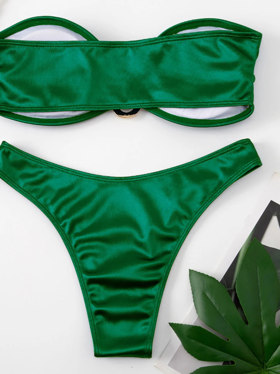 Bandeau Bikini Swimsuit