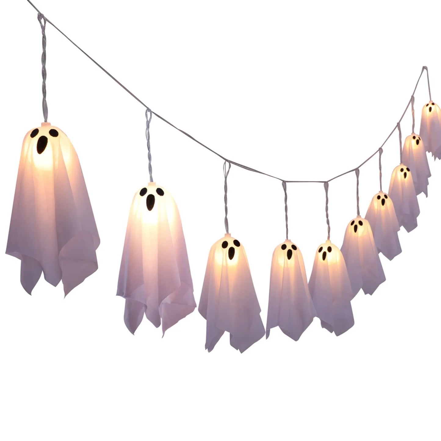 Halloween Hanging Ghost String Lights