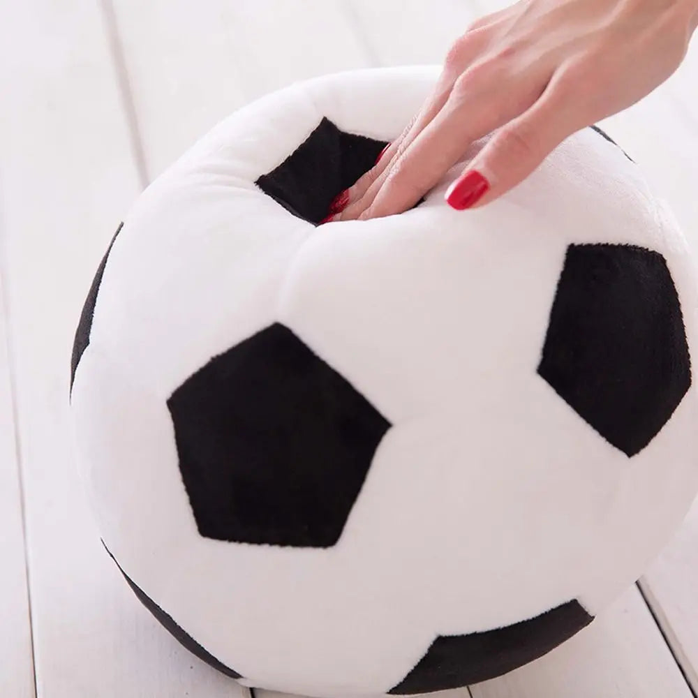 Soccer Sports Ball Throw Pillow Stuffed Soft Plush Toy Realistic Football Home Sofa Decoration Cushion Pillow Gift
