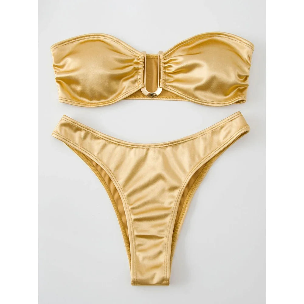 Bandeau Bikini Swimsuit