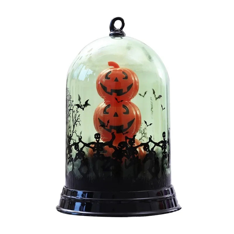 Halloween Pumpkin & Witch Lampshade