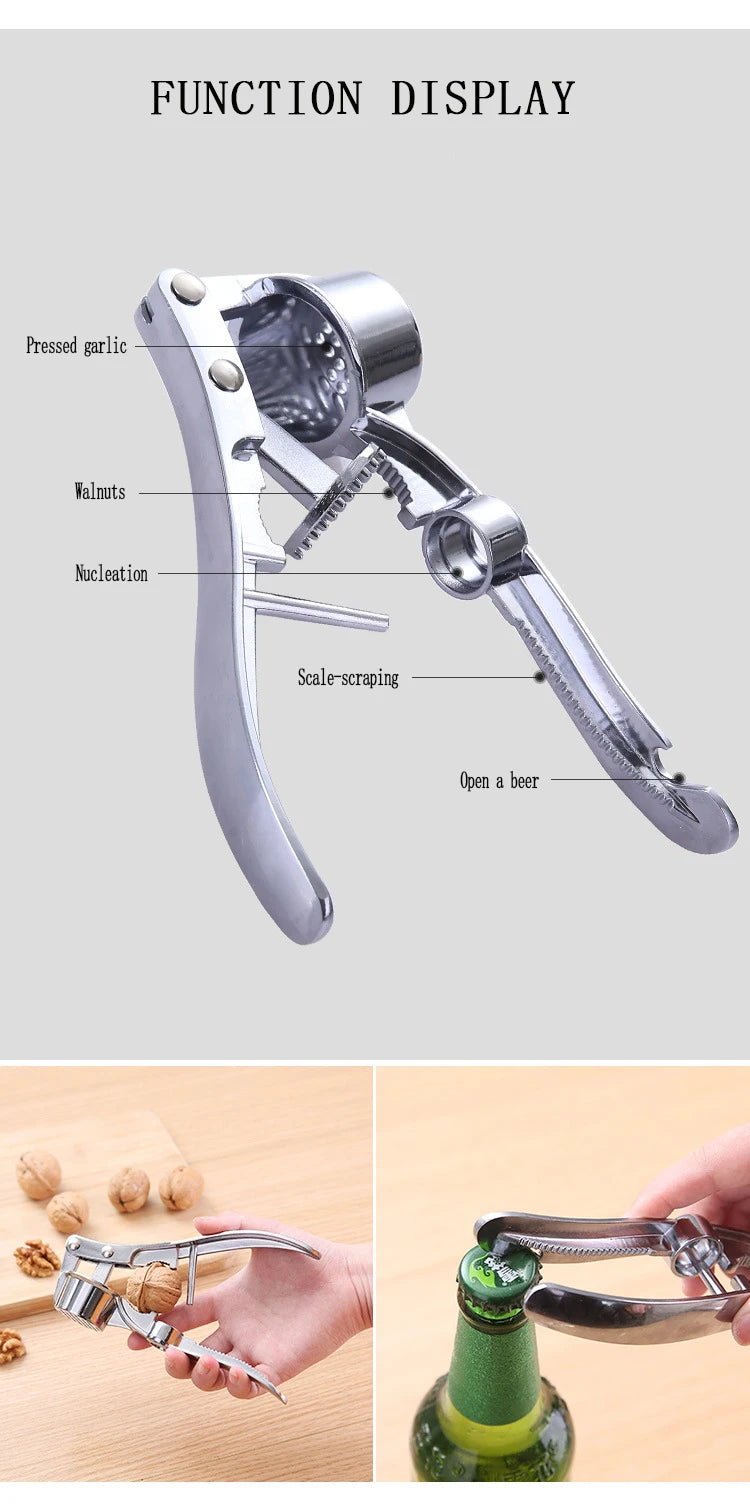 Stainless Steel Garlic & Ginger Press