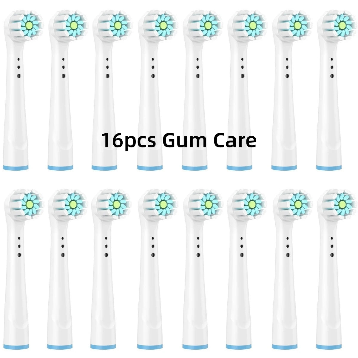 16/20PCS Brush Head nozzles for Oral B Electric Toothbrush Replacement Head Refill Sensitive Floss Cross Action (Not for iO)