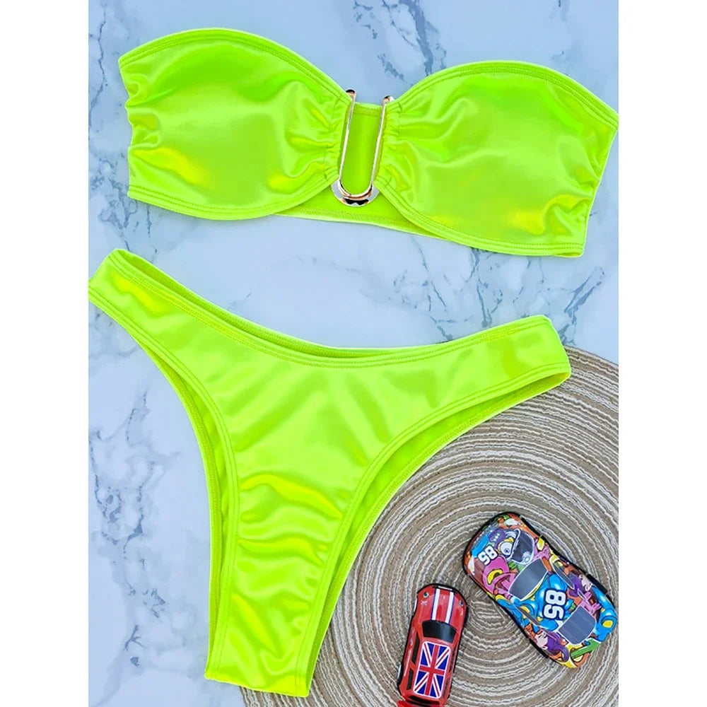 Bandeau Bikini Swimsuit