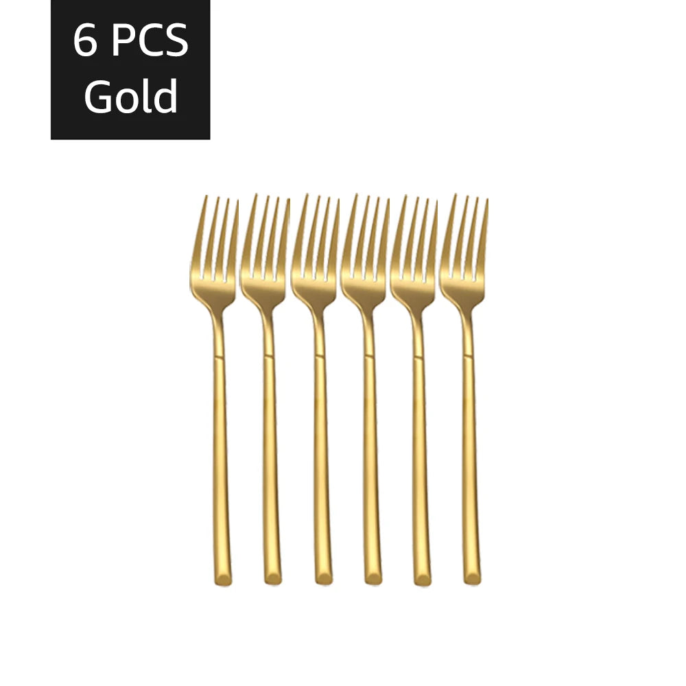 30-Piece Gold Tableware Set