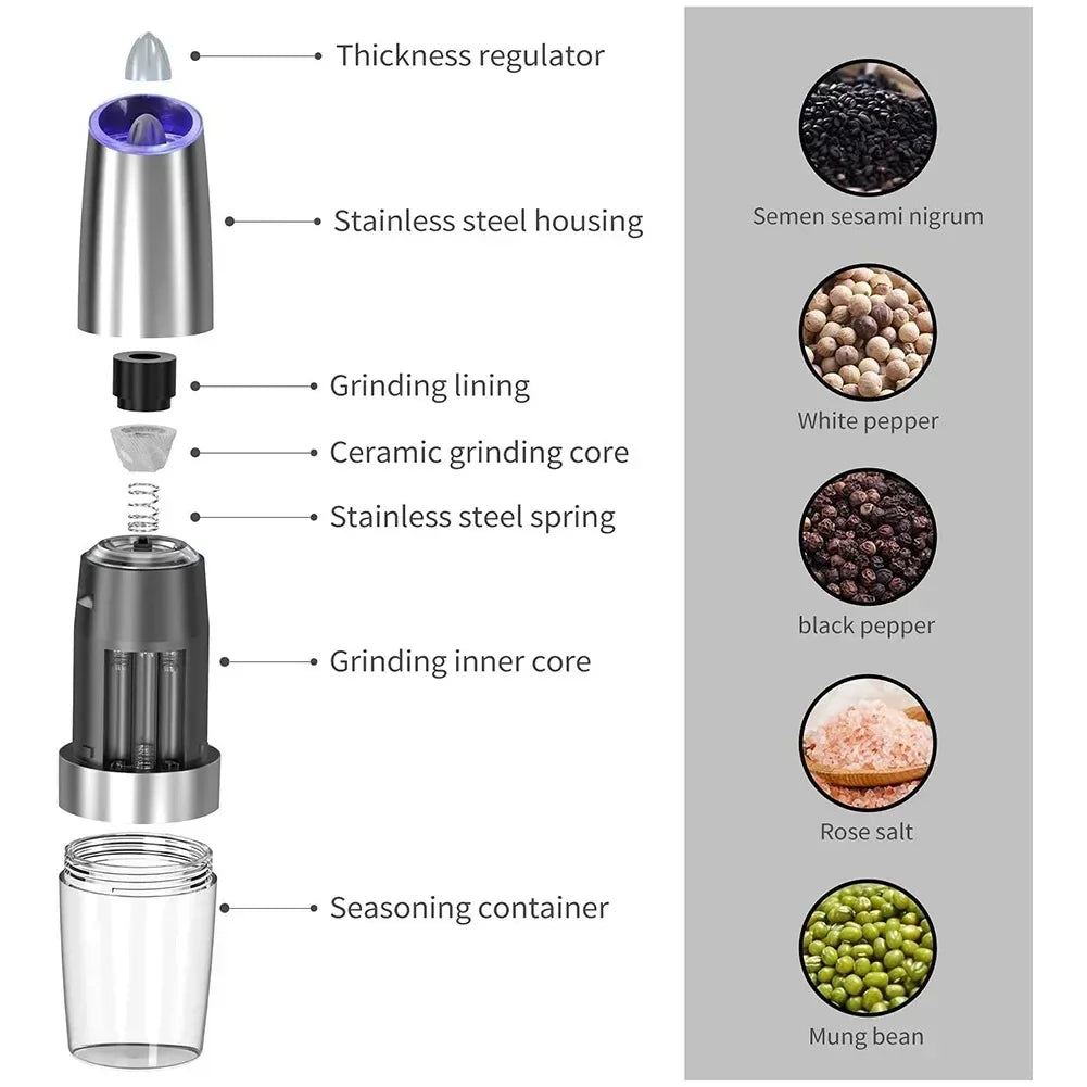 Automatic Electric Salt & Pepper Grinder