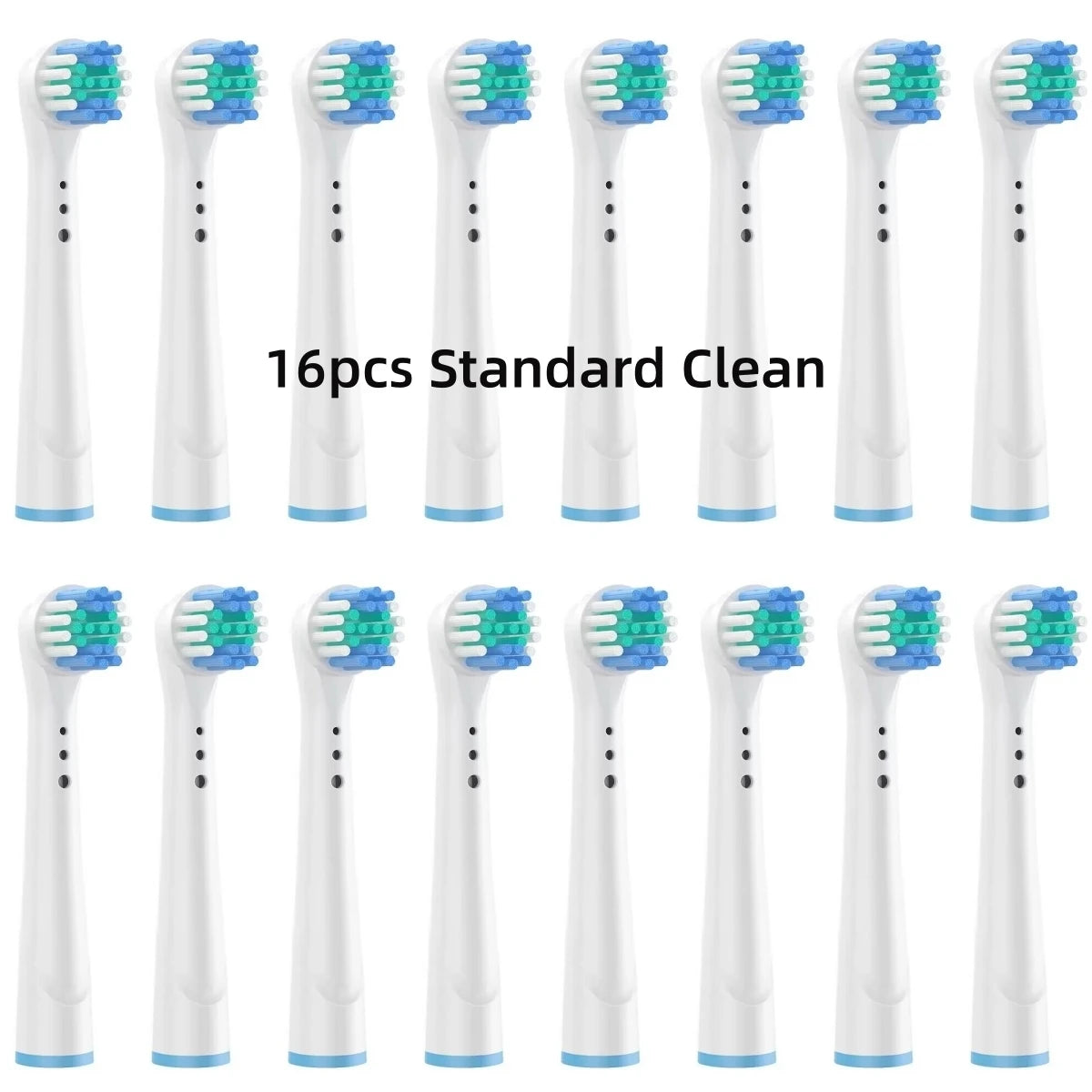 16/20PCS Brush Head nozzles for Oral B Electric Toothbrush Replacement Head Refill Sensitive Floss Cross Action (Not for iO)
