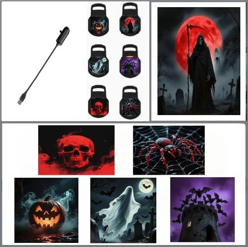 USB Projection Lamp – Halloween & Holiday Ambient Light