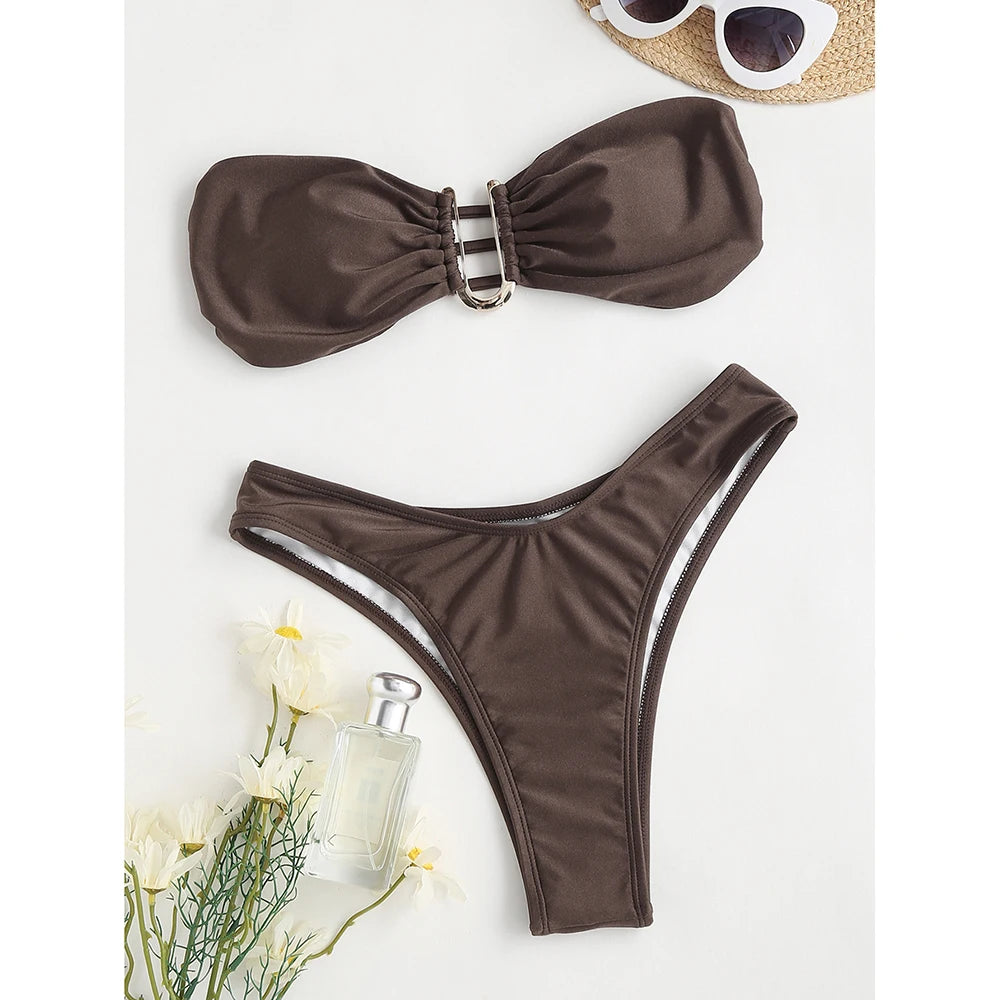 Bandeau Bikini Swimsuit