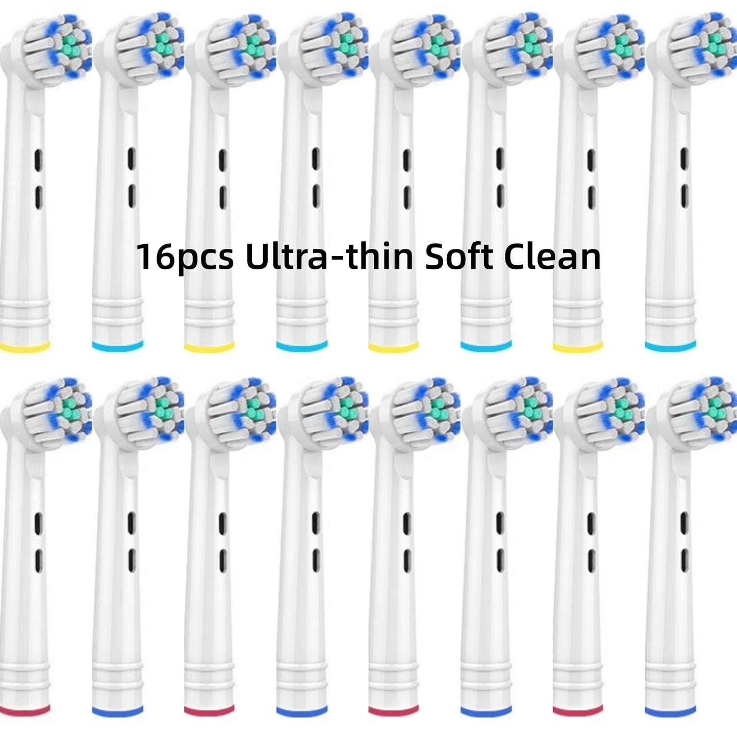 16/20PCS Brush Head nozzles for Oral B Electric Toothbrush Replacement Head Refill Sensitive Floss Cross Action (Not for iO)