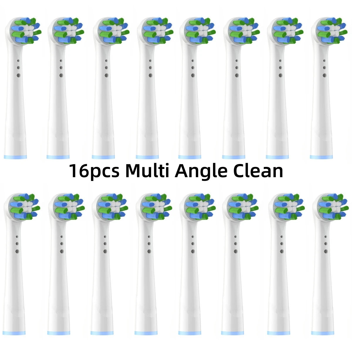 16/20PCS Brush Head nozzles for Oral B Electric Toothbrush Replacement Head Refill Sensitive Floss Cross Action (Not for iO)