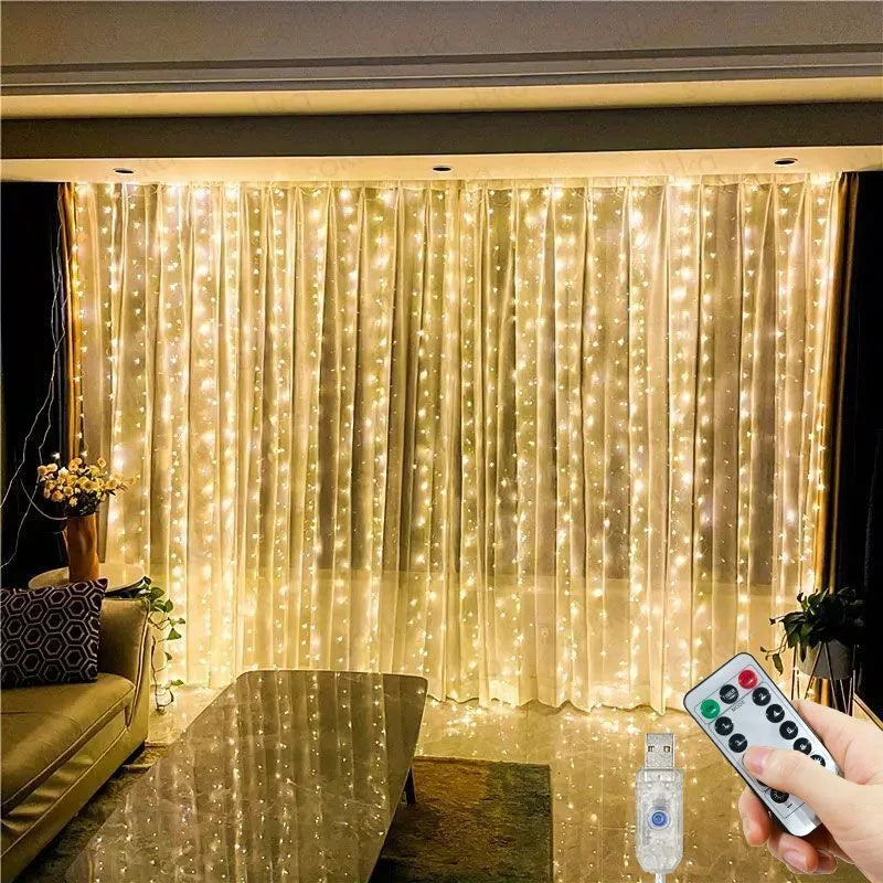 LED Curtain Lights with Remote Control – Versatile Home & Event Decor