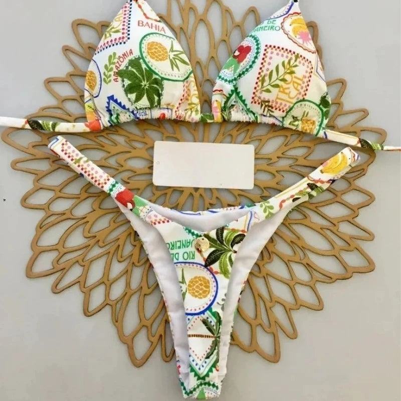 Summer Print Sexy Bikini