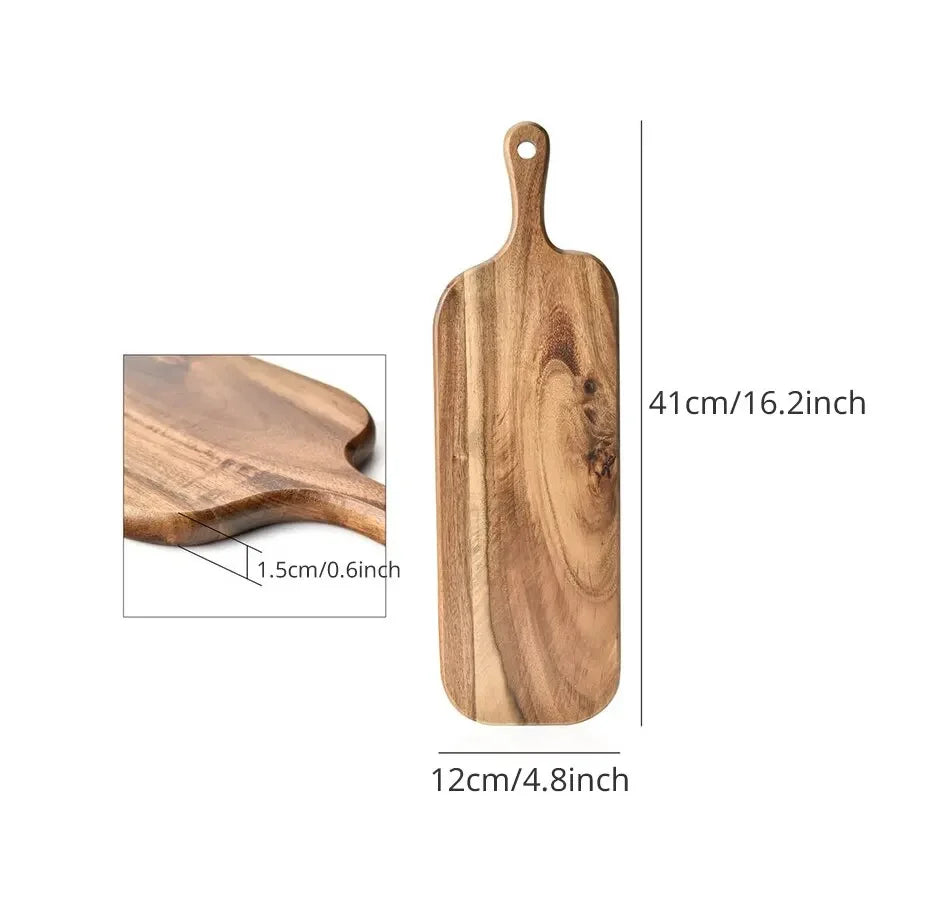 Wooden Cutting Board with Handle