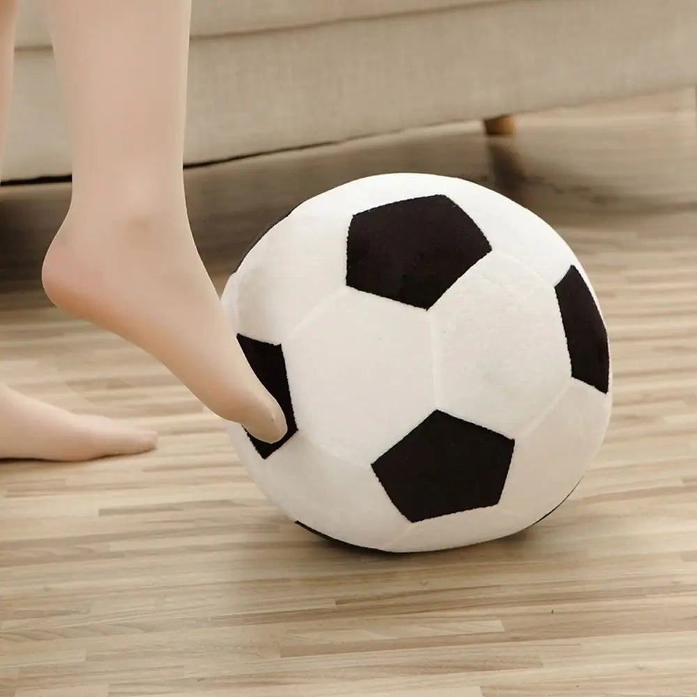 Soccer Sports Ball Throw Pillow Stuffed Soft Plush Toy Realistic Football Home Sofa Decoration Cushion Pillow Gift