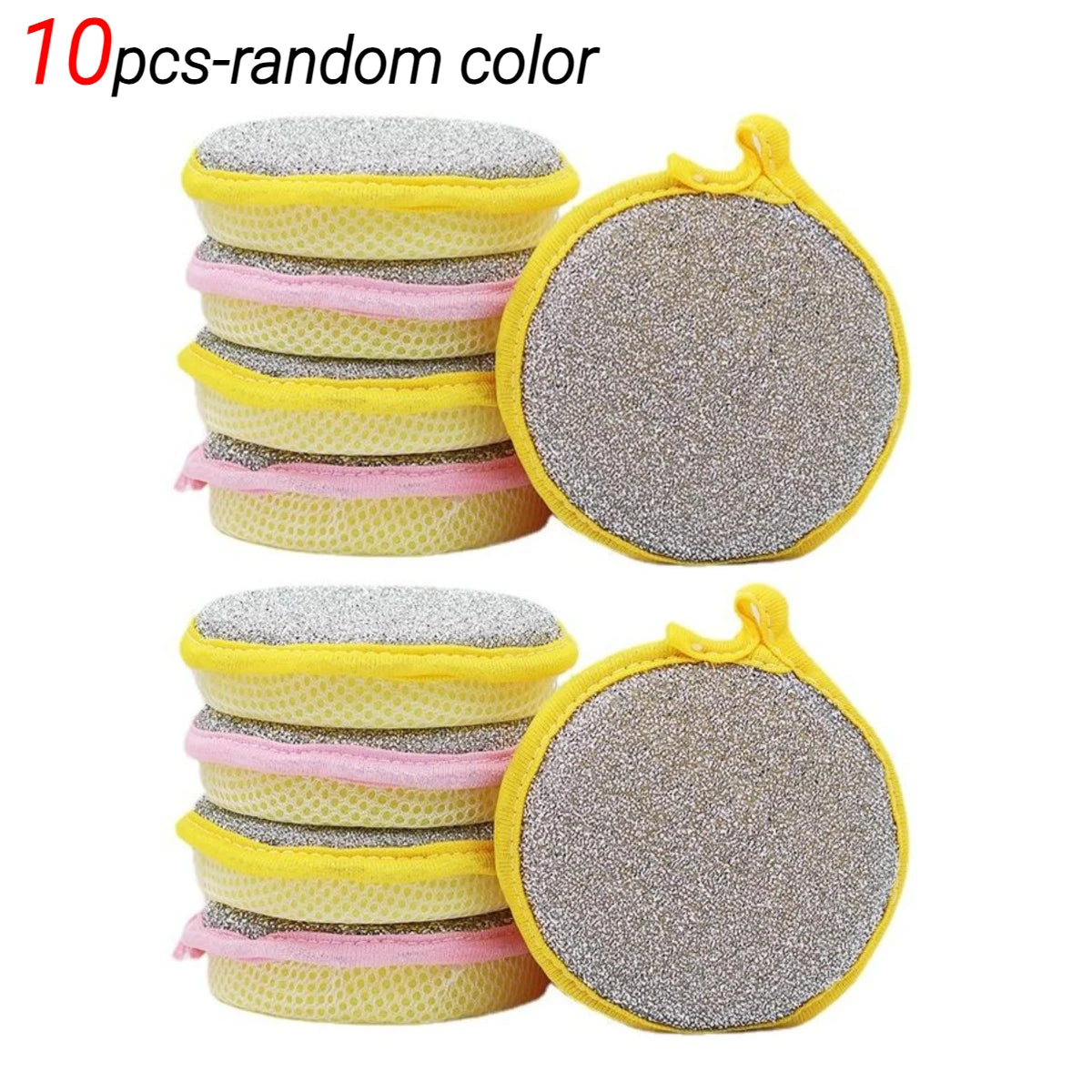 Reusable Double-Sided Dishwashing Sponges