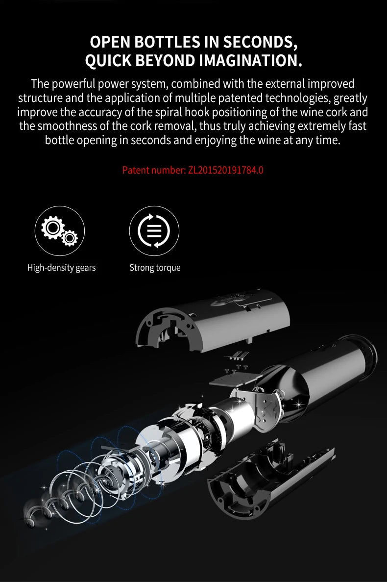 Electric Wine Opener Set