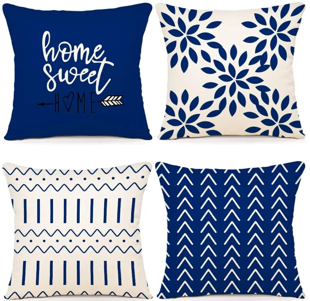 Set of 4 Pillow Covers (18x18in)