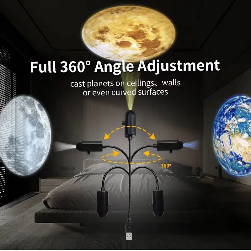 USB Projection Lamp – Halloween & Holiday Ambient Light