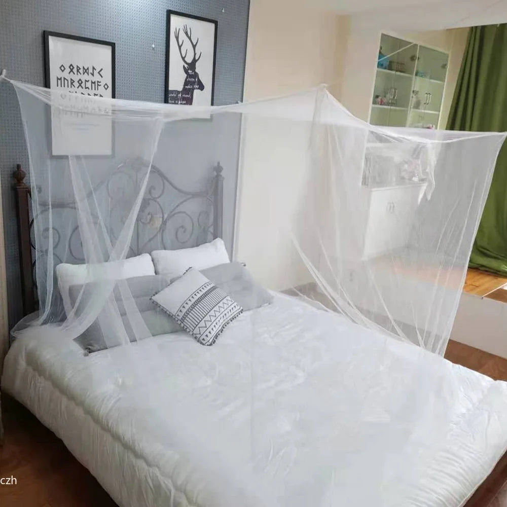Portable And Easy To Install Single Opening Encrypted Mosquito Net, bedroom Mosquito Cover - Perfect For Bedrooms, Dormitories