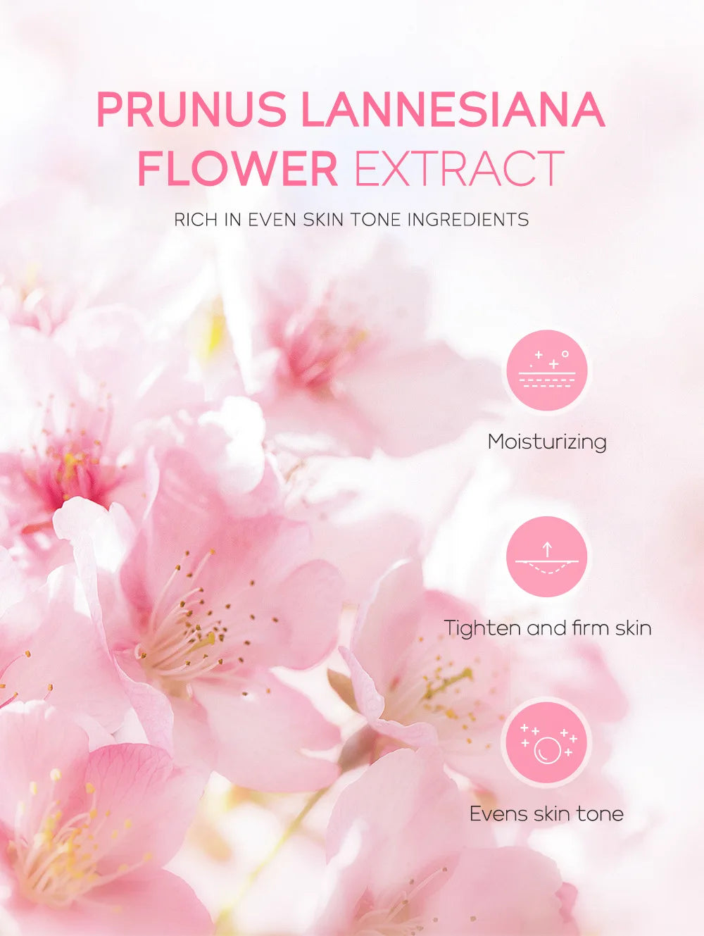 LAIKOU 3pcs Vitamin C Sakura Snail Essence Skincare Set