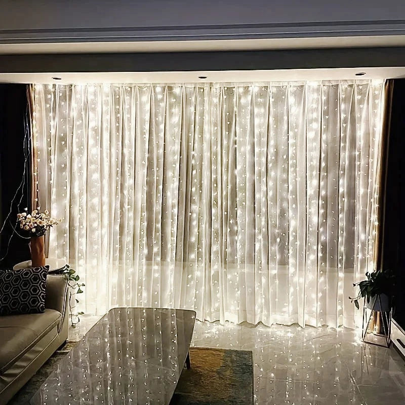LED Curtain Lights with Remote Control – Versatile Home & Event Decor
