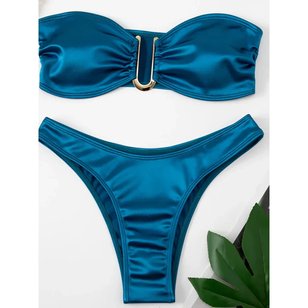 Bandeau Bikini Swimsuit