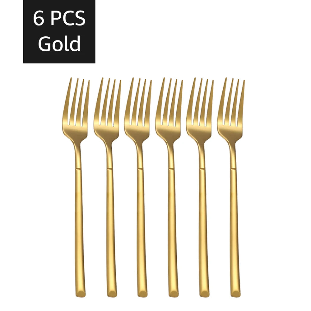30-Piece Gold Tableware Set