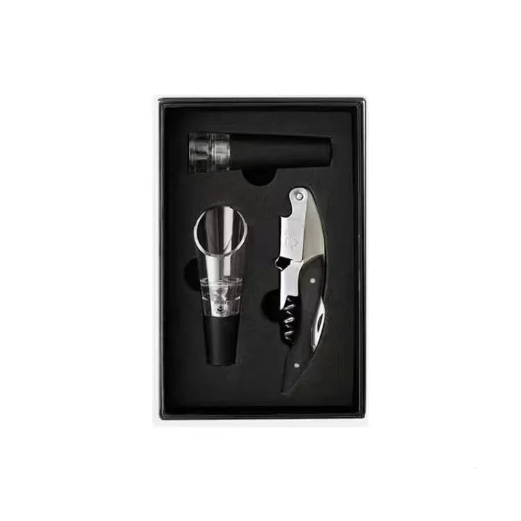Wood Handle Corkscrew Wine Opener Gift Set