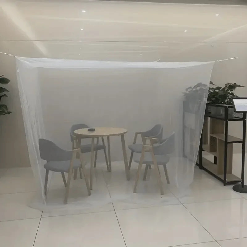 Portable And Easy To Install Single Opening Encrypted Mosquito Net, bedroom Mosquito Cover - Perfect For Bedrooms, Dormitories