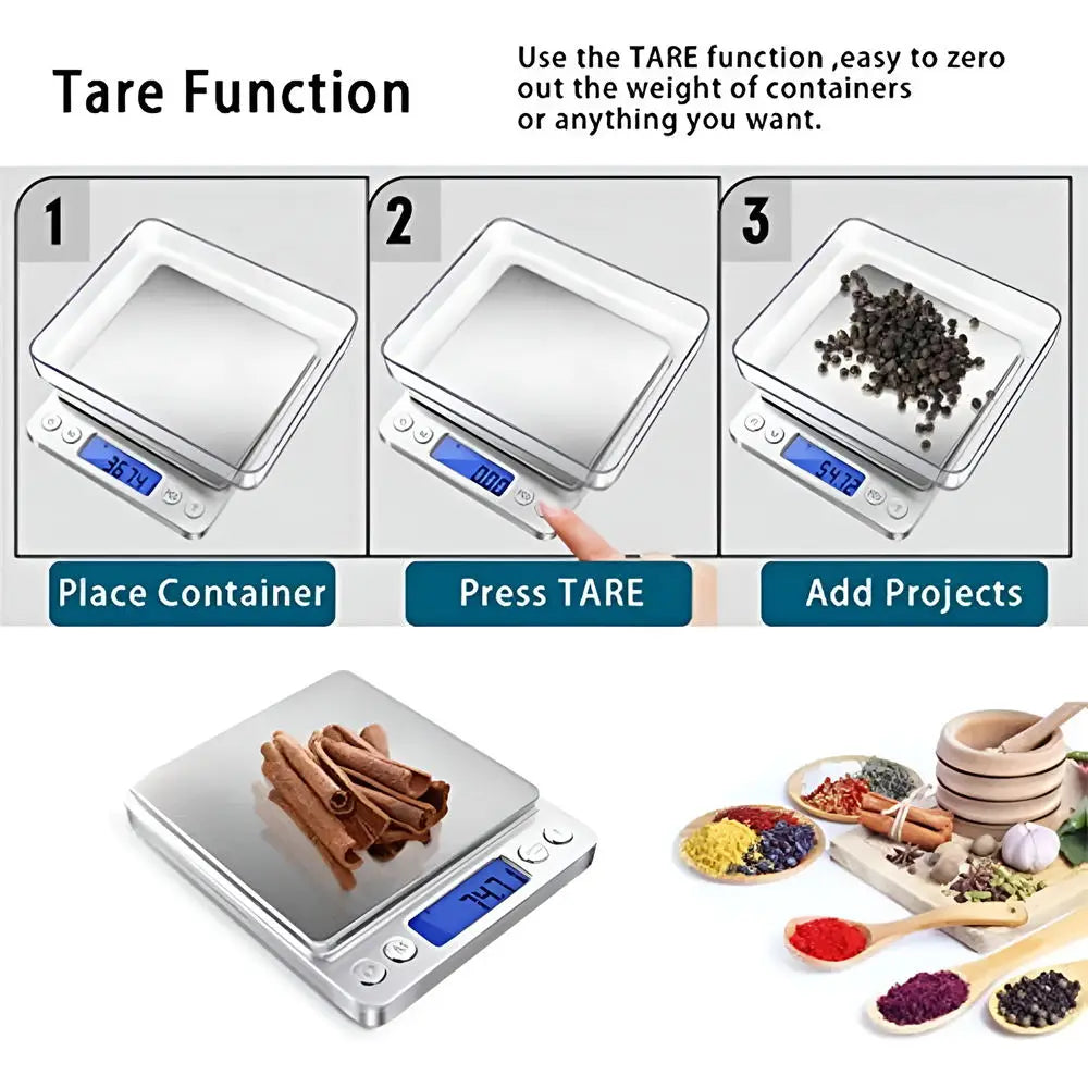 Digital Kitchen & Jewelry Scale