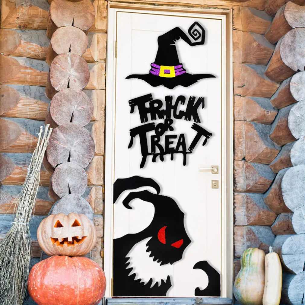 Halloween Room & Window Stickers Skeleton, Pumpkin & Ghost DIY Decor