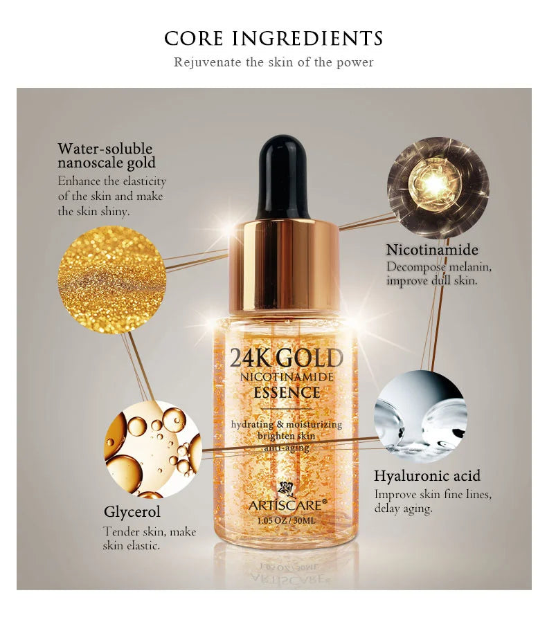 ARTISCARE 24K Gold Serum Set