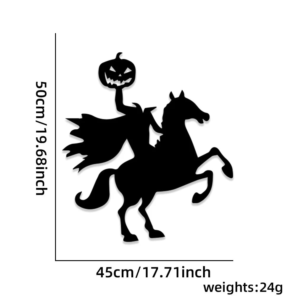 Halloween Felt Wall & Door Stickers – Skeletons, Pumpkins & Ghosts